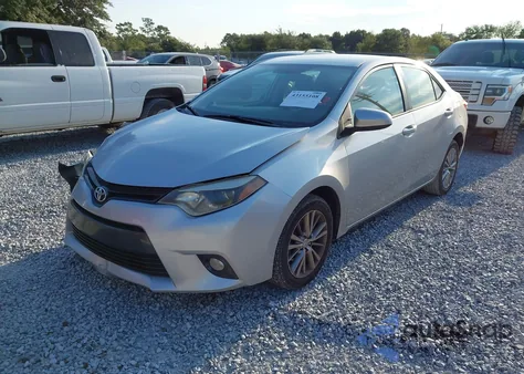 2015 Toyota Corolla Le Plus из США, поврежденный, VIN 5YFBURHE1FP207593